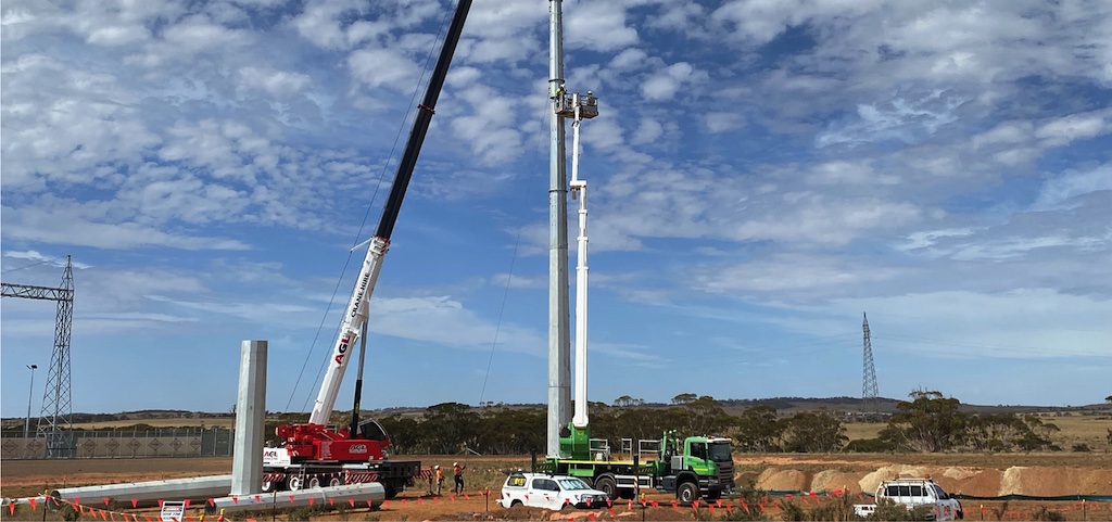 First tower for web