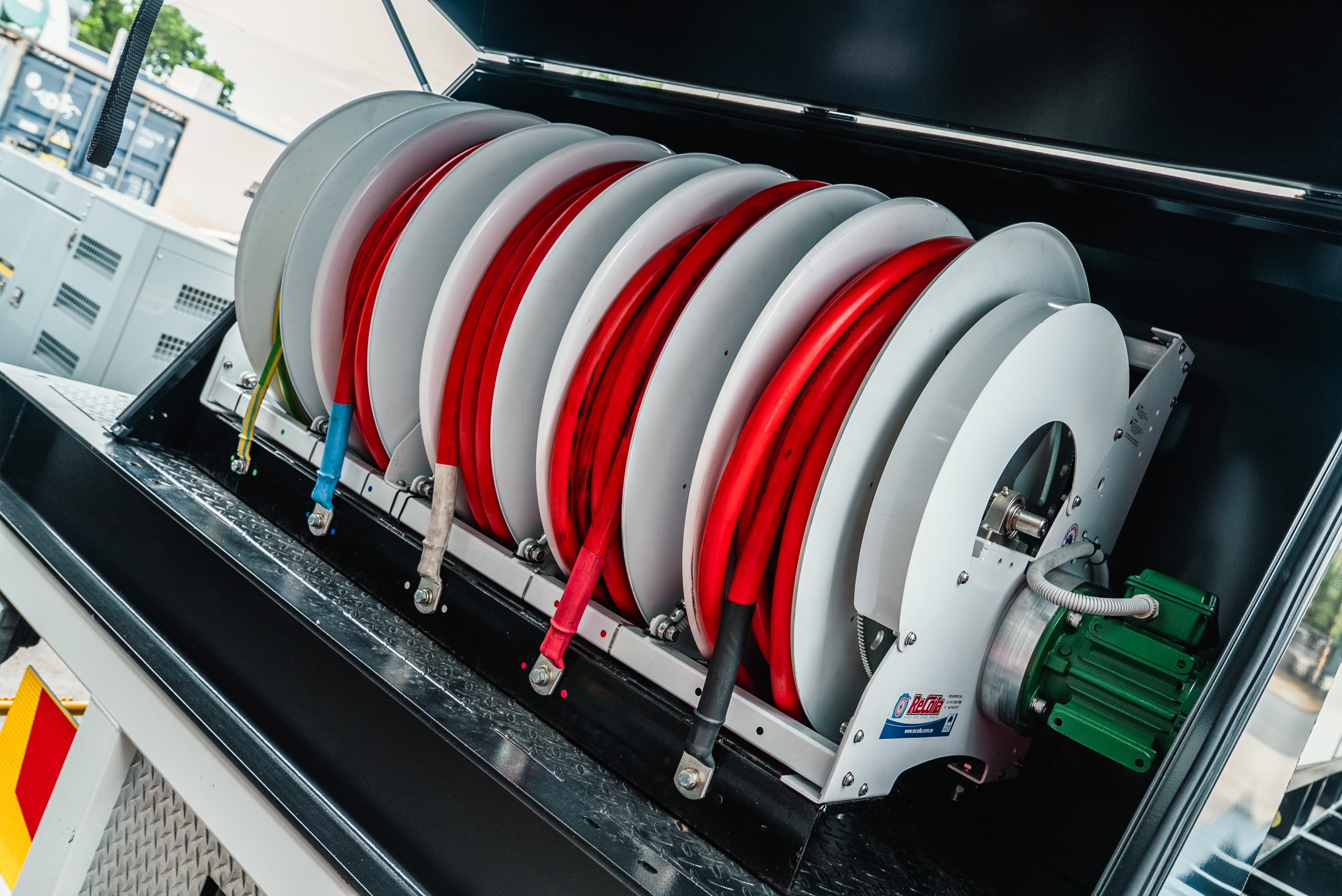 BAC ACTEMIUM GENERATORTRUCK CABLE REELS